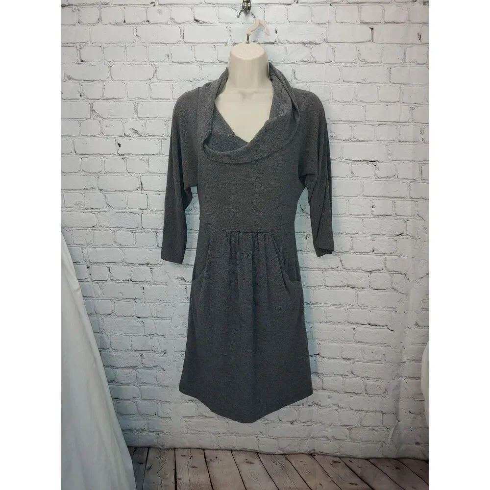Lipsy VINTAGE Womens Size Large Grey Bodycon Dress